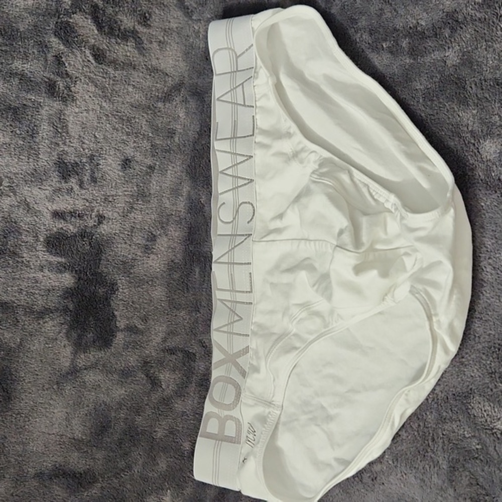 Box Menswear XL White Briefs